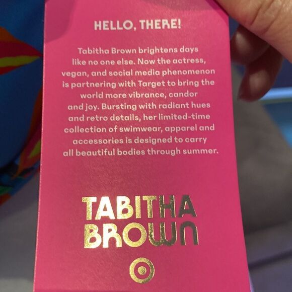 Women’s Tabitha Brown Bikini Top Adjustable Straps Size 0-2 NWT - Picture 8 of 9